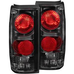 Anzo USA - Anzo USA 211031 Black Euro Clear Lens Taillights for 82-94 S10/S15/Blazer/Jimmy - Image 1