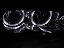 Anzo USA - Anzo USA 121268 Projector Headlight Set w/LED Halo Chrome BMW 3-Series - Image 3