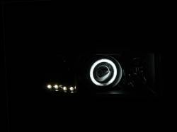 Anzo USA - Anzo USA Projector Headlight Set w/CCFL Halo Black for RAM Trucks 111065 - Image 3