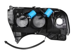 Anzo USA - Anzo USA 1-Piece Projector Headlights w/LED Halo Black for Dodge RAM 111196 - Image 2