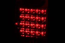 Anzo USA - Anzo USA 311043 Chrome LED Red/Clear Lens Taillight Set for Pickup - Image 3
