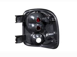 Anzo USA - Anzo USA 211028 Black Euro Taillights Clear Lens 99-04 Silverado/Sierra Stepside - Image 2