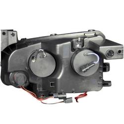 Anzo USA - Anzo USA Projector Headlight Set w/LED Halo Black for 06-10 Dodge Charger 121381 - Image 2