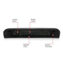 Anzo USA - Anzo USA LED Third Brake Light Chrome Smoke Lens for RAM Trucks 531081 - Image 3