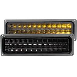 Anzo USA LED Smoke Lens Turn Signal/Parking Lights GM C/K Trucks 511068