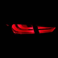 Anzo USA - Anzo USA 321297 Chrome LED Smoked Lens Taillight Set for Hyundai Elantra - Image 2