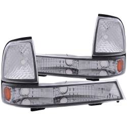 Anzo USA 511003 Euro Clear Lens Corner/Parking Lights for 98-00 Ford Ranger