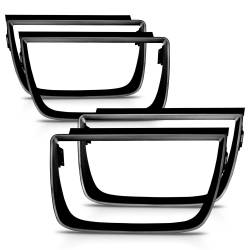 Anzo USA - Anzo USA 351001 4Pc Taillight Bezel Kit-Flat Black for 10-13 Chevy Camaro - Image 2
