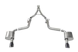 Corsa Performance - Corsa Perf 21072BLK 2.75" Xtreme Valved Cat-Back Exhaust System for Charger - Image 1