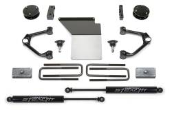 Fabtech - Fabtech K1070M Budget Lift Kit w/Shocks for 14-18 Sierra/Silverado 1500 - Image 1