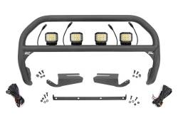 Rough Country 51105 3" Black Front Bumper Nudge Bar w/LED for 21-26 Ford Bronco