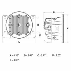 ARC Lighting - ARC Lighting Concept Series 3" LED Round Pod Light PAIR Clear-Spot Beam 41521 - Image 3