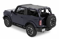 Bestop 52422-11 Mesh Safari Access Bimini Top for 21-25 Ford Bronco 2DR