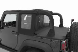 Bestop - Bestop 53900-17 Halftop Soft Top Black Twill for 07-18 Jeep Wrangler JK 2DR - Image 2