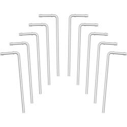 MagnaFlow Exhaust Products - MagnaFlow 10152 90-DEG Bend Barbed Performance Exhaust Hanger 0.375" 10pk - Image 1