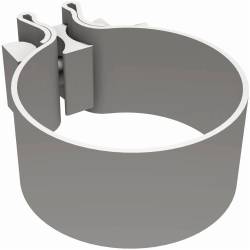 MagnaFlow Exhaust Products - MagnaFlow 10161 Lap Joint Band Clamp 2.25" 409 Stainless Steel 10pk - Image 2