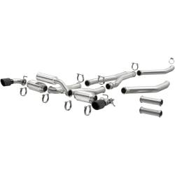 MagnaFlow Exhaust Products - MagnaFlow 19495 xMOD Series Carbon Fiber Tips Cat-Back System - Image 1
