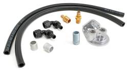 Trans-Dapt Performance - Trans-Dapt 1012 Cast Alu. Oil Filter Integration Kit for LS Swap OIl Pans Each - Image 1