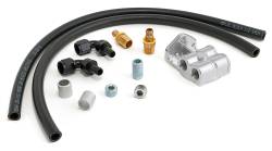 Trans-Dapt Performance - Trans-Dapt 1014 Cast Alu. Oil Filter Integration Kit for LS Swap Oil Pans Each - Image 1