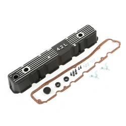 Omix - Omix 17401.21 Engine Valve Cover Kit Black Aluminum for 81-86 Jeep CJ 4.2L - Image 1