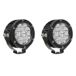 Westin - Westin 09-12007B-PR Axis Powder Coated Black LED Auxiliary Round Light - Image 1