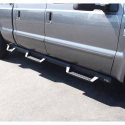 Westin - Westin 56-534015 HDX Drop Nerf Bars for 99-16 F250-F550 Crew 6.75' Bed Blk - Image 2