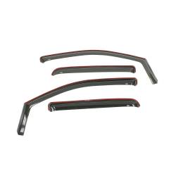 Westin - Westin 72-51495 4PC In-Channel Wind Deflector Smoke for 07-18 Jeep Wrangler 4DR - Image 1