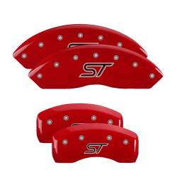 MGP Caliper Covers 10252SSTORD F/R 4pc Engraved ST Red for 20-25 Ford Explorer