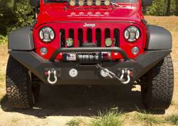 Rugged Ridge - Rugged Ridge 11548.01 Spartan Bumper Front High Clearance Ends Overrider 07-18 J - Image 5