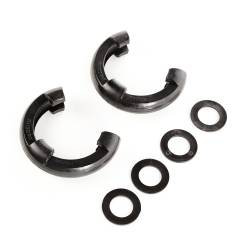 Rugged Ridge - ORV Suspension 11235.30 D-Ring Shackle Isolator Kit Black 3/4" Pair - Image 1