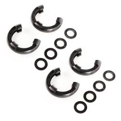Rugged Ridge - ORV Suspension 11235.60 D-Ring Isolator Kit Black Pair 3/4" - Image 1