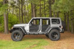 Rugged Ridge - Rugged Ridge 13579.54 Fortis Tube Door Covers Rear Pair Black 18-21 Wrangler 4DR - Image 5