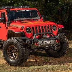 Rugged Ridge - Rugged Ridge 11549.41 Venator Front Bumper w/Overrider/Winch Tray 18-20 JL/JT - Image 6