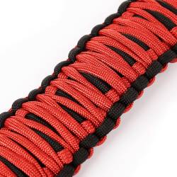 Rugged Ridge - Rugged Ridge 13305.80 Paracord A-Pillar/Seat Mounted Red Grab Handles - Image 3