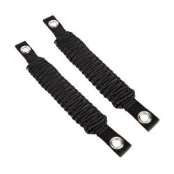 Rugged Ridge - Rugged Ridge 13305.82 Paracord A-Pillar/Seat Mounted Black Grab Handles - Image 1