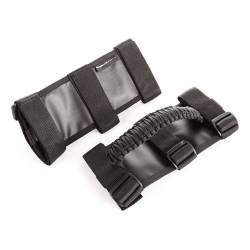 Rugged Ridge - Rugged Ridge 13505.30 Universal Fit Paracord Black/Black Grab Handle Kit Pair - Image 2