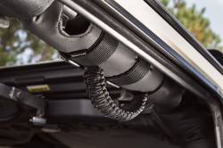 Rugged Ridge - Rugged Ridge 13505.30 Universal Fit Paracord Black/Black Grab Handle Kit Pair - Image 5
