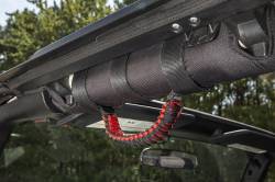 Rugged Ridge - Rugged Ridge 13505.31 Universal Fit Paracord Black/Red Grab Handle Kit Pair - Image 4