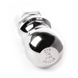 Rugged Ridge - Rugged Ridge 11305.04 Trailer Hitch Ball 1-7/8" Ball 1" Diameter Shank Chrome - Image 3