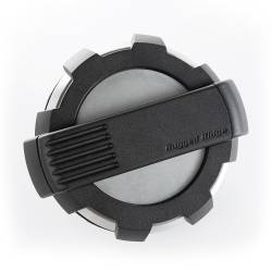 Rugged Ridge - Rugged Ridge 11425.10 Gas Cap Door No-Lock Brush Aluminum 07-18 Wrangler JK - Image 1