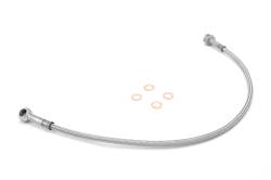 Rugged Ridge - Rugged Ridge 16734.05 Brake Hose Kit Front Stainless Steel 76-81 Jeep CJ5/CJ7/CJ - Image 1