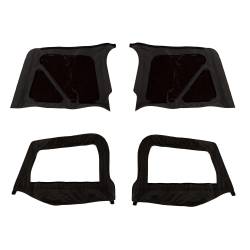Rugged Ridge - Rugged Ridge 13758.35 Soft Top Door Skins Black Dia Tinted for 97-06 Wrangler TJ - Image 4