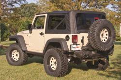 Rugged Ridge - Rugged Ridge 13766.35 Montana Soft Top Black Diamond 07-09 Jeep Wrangler JK 2DR - Image 3