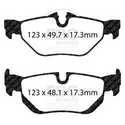 EBC Brakes - EBC Brakes DP52069NDX Bluestuff NDX Race Brake Pads for 22-25 Ford Bronco/Raptor - Image 3