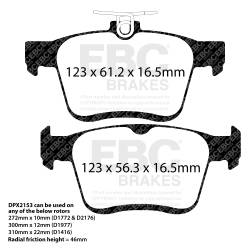 EBC Brakes - EBC Brakes DP52153NDX Bluestuff NDX Full Race Brake Pads - Image 3