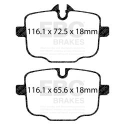 EBC Brakes - EBC Brakes DP52089NDX Bluestuff NDX Full Race Brake Pads - Image 3