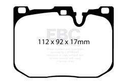 EBC Brakes - EBC Brakes DP52130NDX Bluestuff NDX Full Race Brake Pads - Image 2