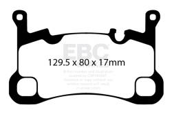 EBC Brakes - EBC Brakes DP42380R Yellowstuff Street & Track Brake Pads for 18-22 Cayenne - Image 1