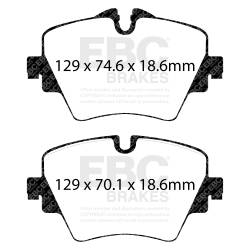 EBC Brakes - EBC Brakes DP52245NDX Bluestuff NDX Full Race Brake Pads - Image 3