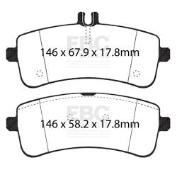 EBC Brakes - EBC Brakes DP52350NDX Bluestuff NDX Full Race Brake Pads - Image 3
